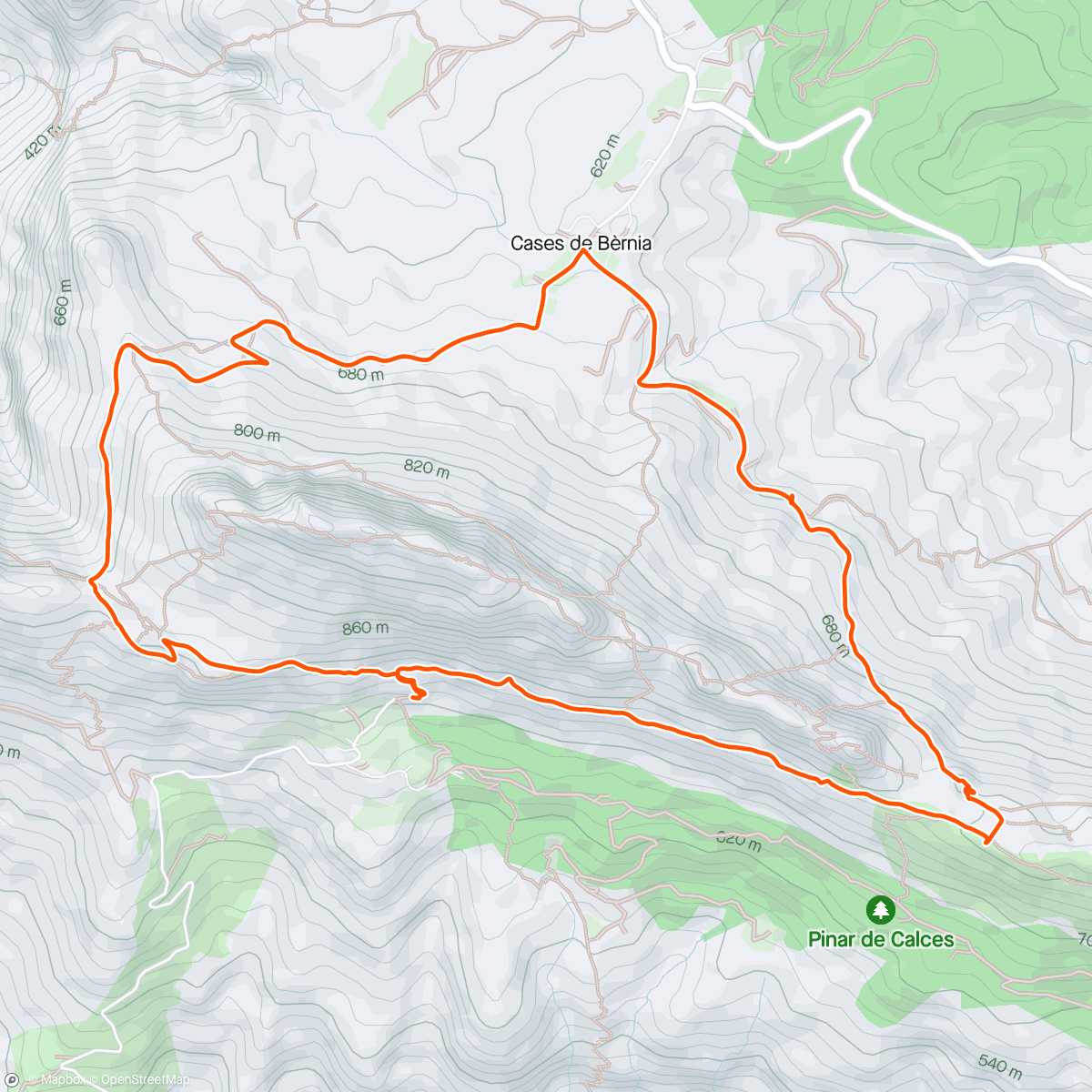 Mapa de la actividad (Prachtige hike 👍 met lekker wat klim- en klauterwerk)