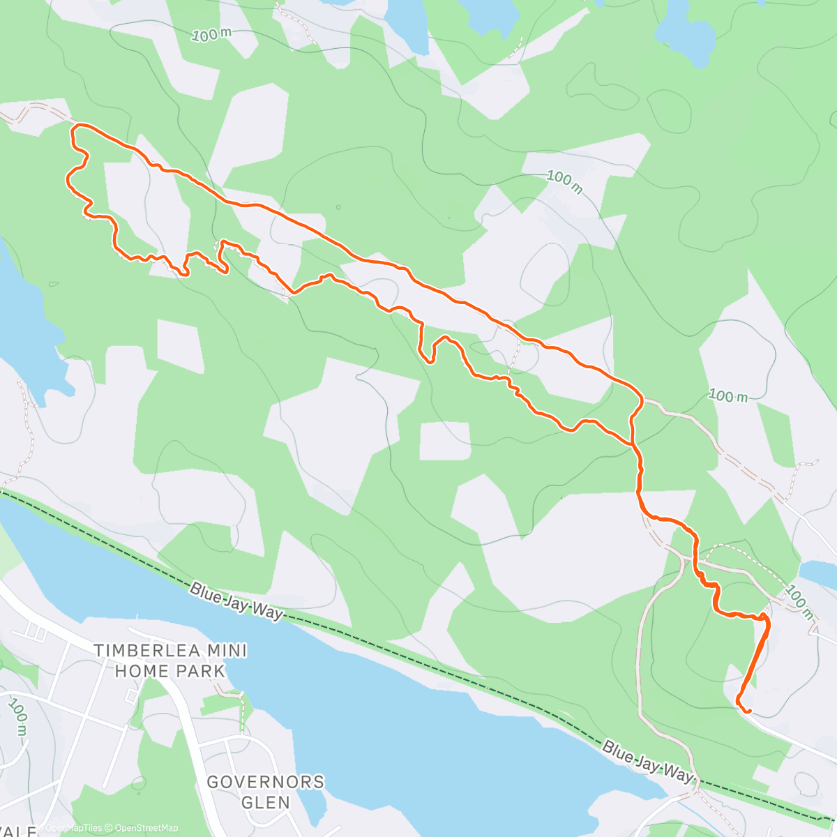 Map of the activity, Lakeside freshies