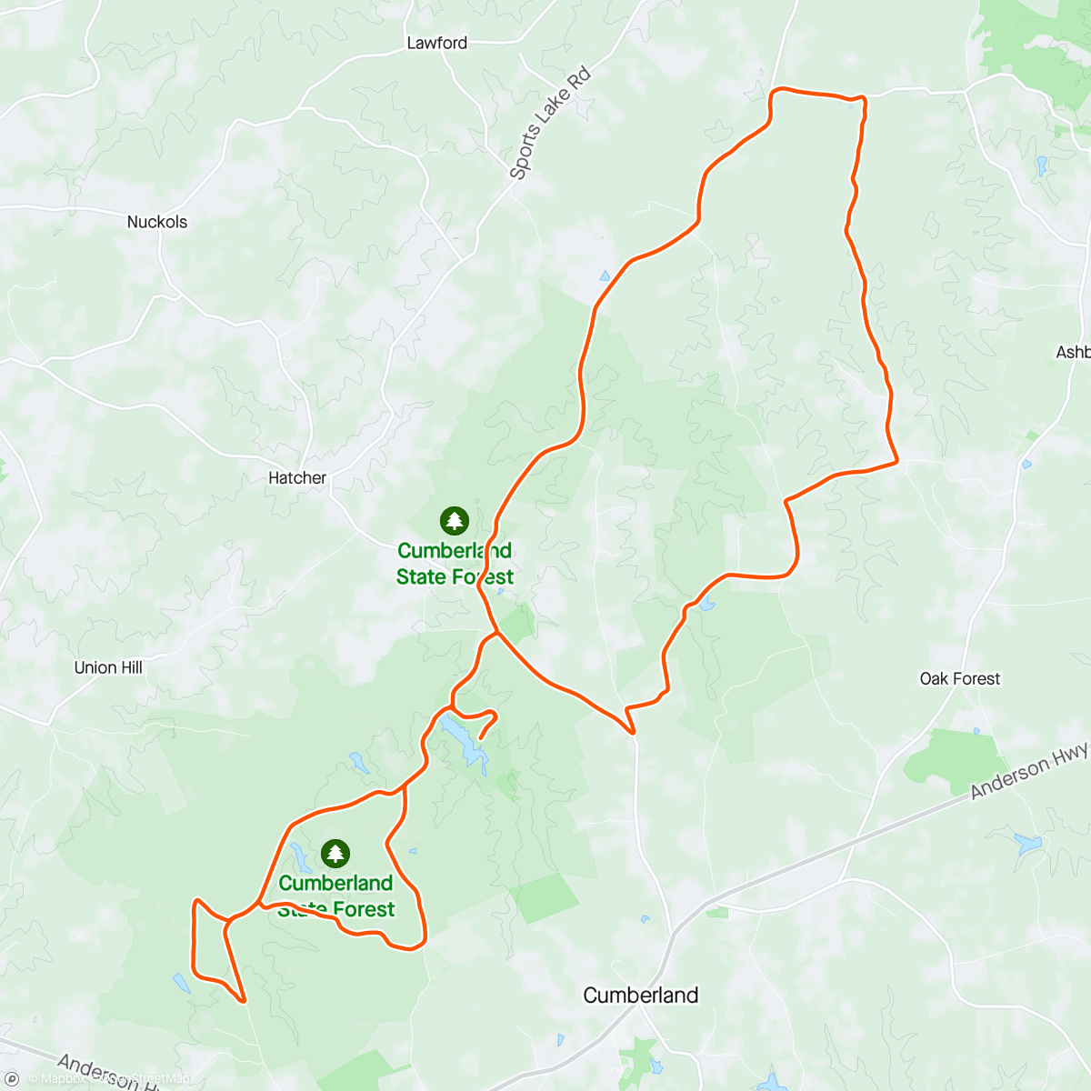 Map of the activity, Morning Gravel Ride-1st Ride on the CheckPoint