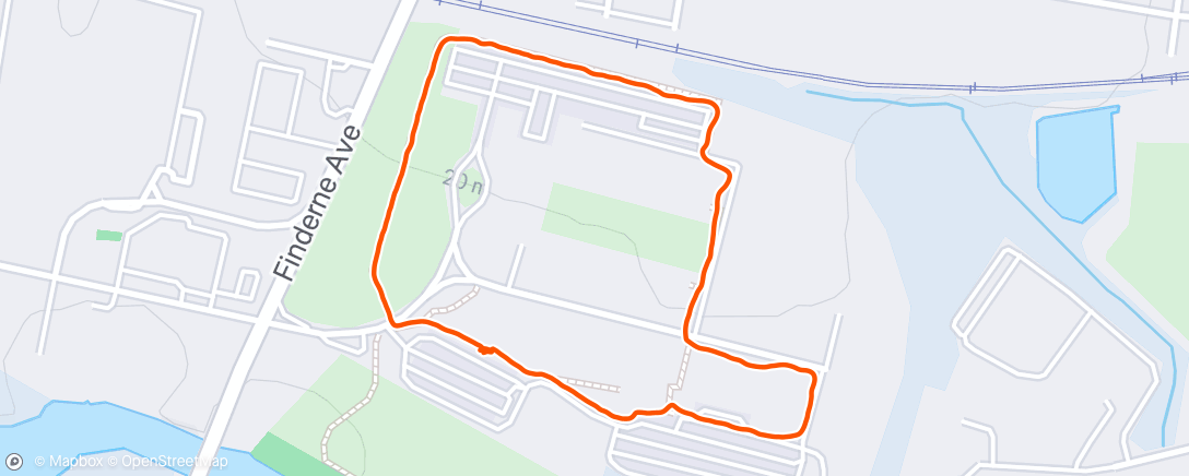 Map of the activity, Luncheon walk at work
