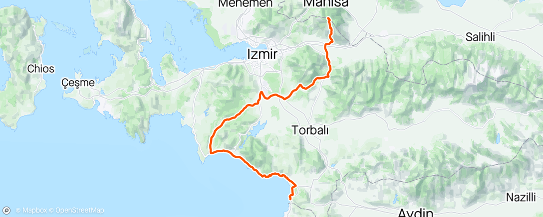 Mapa de la actividad (Tour of Turkey stage 6 🇹🇷)