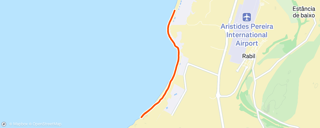 Map of the activity, Lunch Trail Run