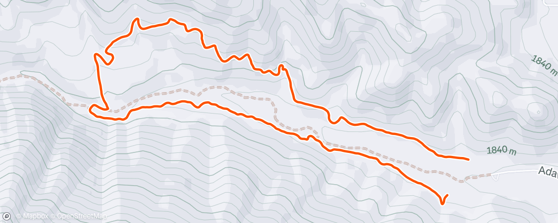 Map of the activity, KRC baby