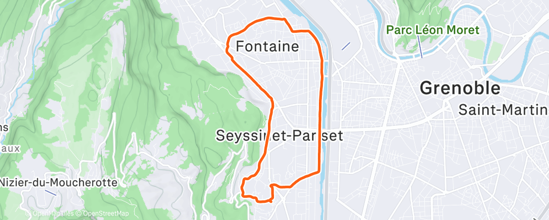 Map of the activity, Tempo