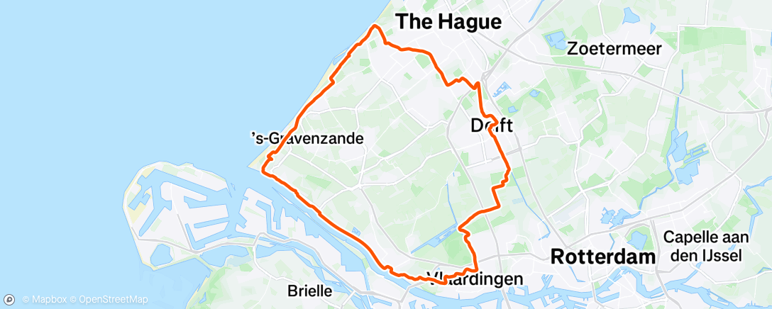 Map of the activity, Morning Ride