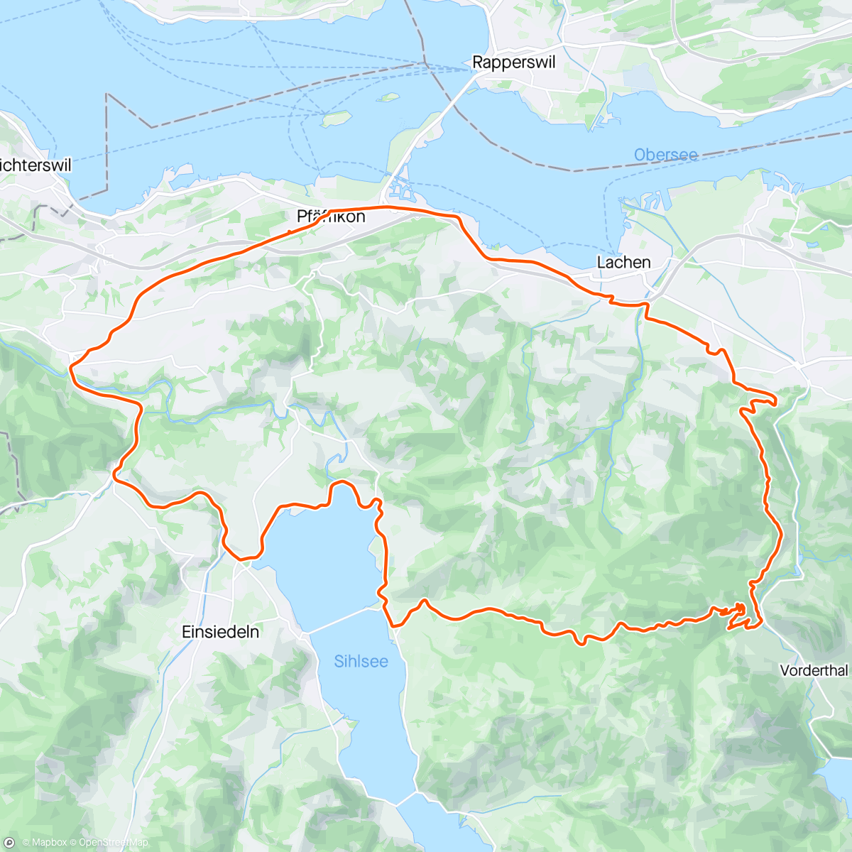 Map of the activity, Sattelegg