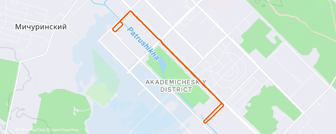 Карта физической активности (Утренний забег)