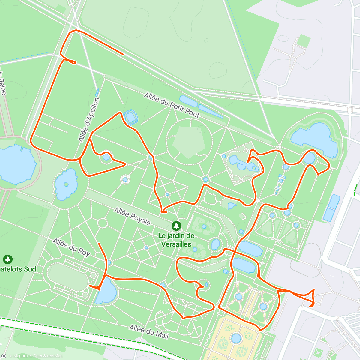 Mappa dell'attività Walk in the Park