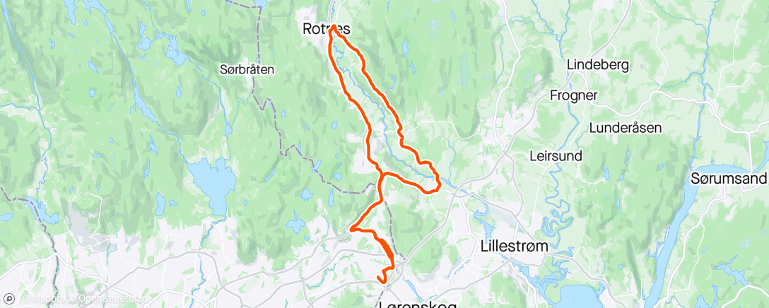 Map of the activity, 🚴‍♂️ Rotnesrunden