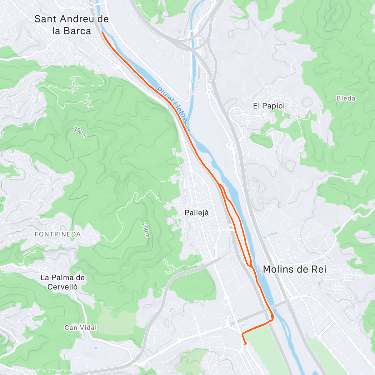 Peta aktivitas, 42’ tempo ⛅