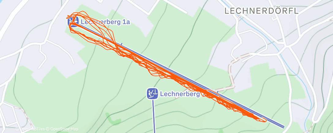 Map of the activity, Dag 5 Skiën in Kaprun Lechnerberg🇦🇹🎅