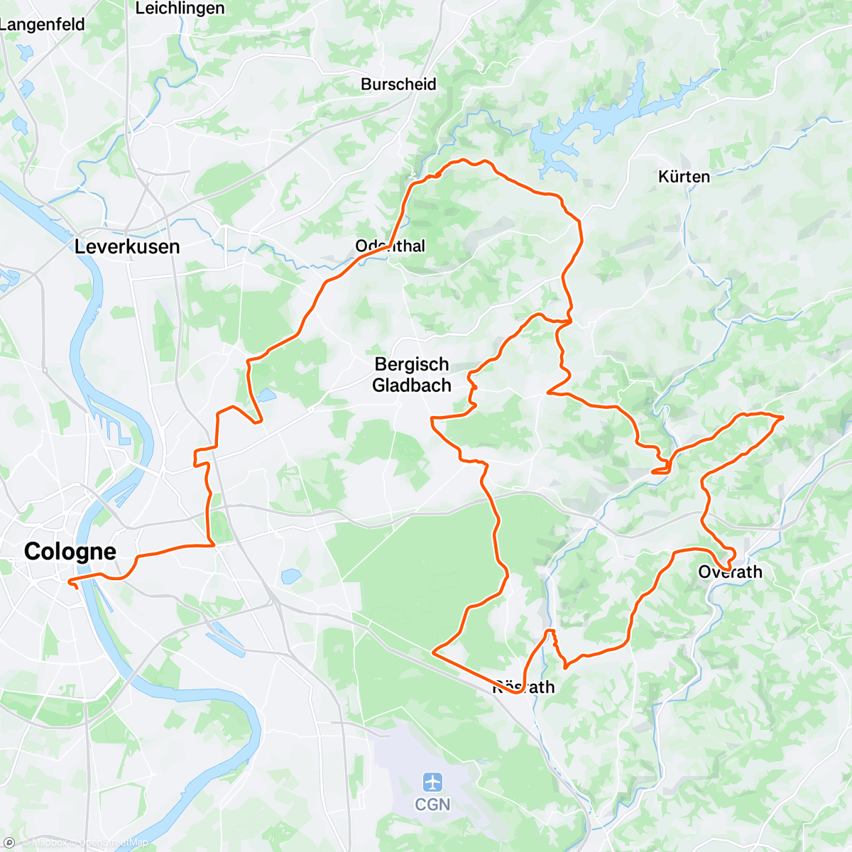 Mapa de la actividad (ROUVY - getting ready for the groupride @16h!)
