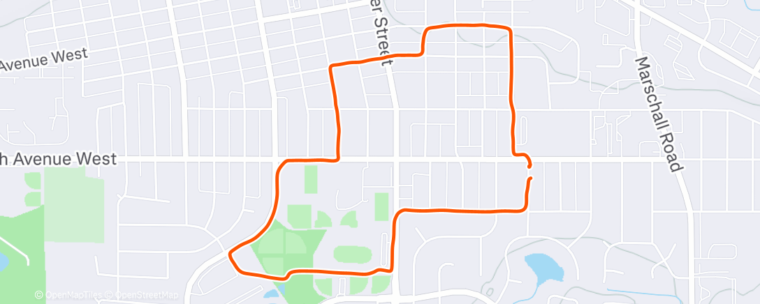 Map of the activity, Did You Hear It Might Snow Tomorrow?!?