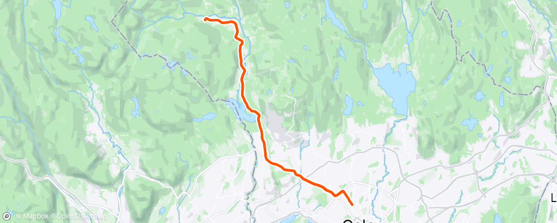 Map of the activity, 4 drag i Sørkedalen