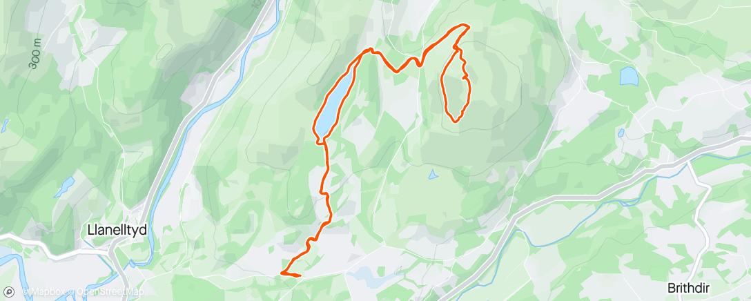 Map of the activity, Foel Offrwm 