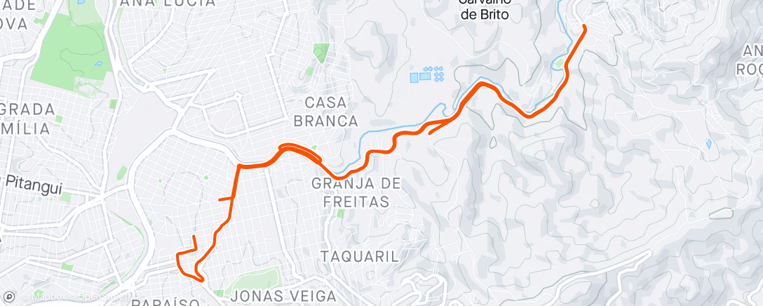 Kaart van de activiteit “Pedalada de mountain bike matinal”