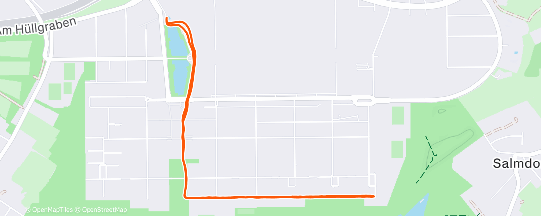 Map of the activity, Brainlab run class /// happy holidays