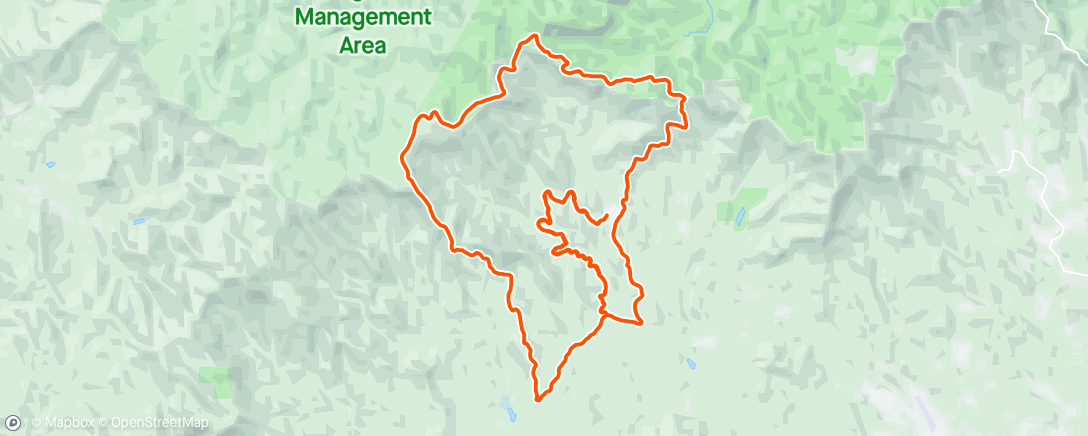 Map of the activity, Pre-Volunteering Ride for Six Gap Gravel