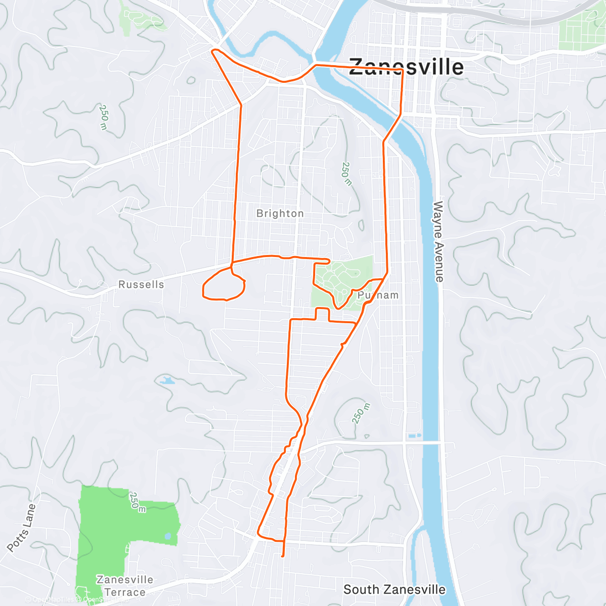 Map of the activity, ZRC