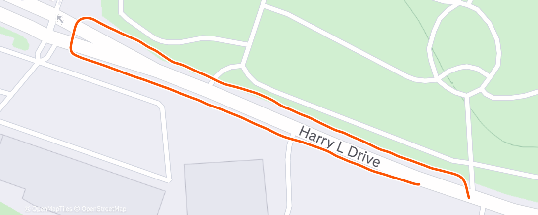 Map of the activity, Morning Walk