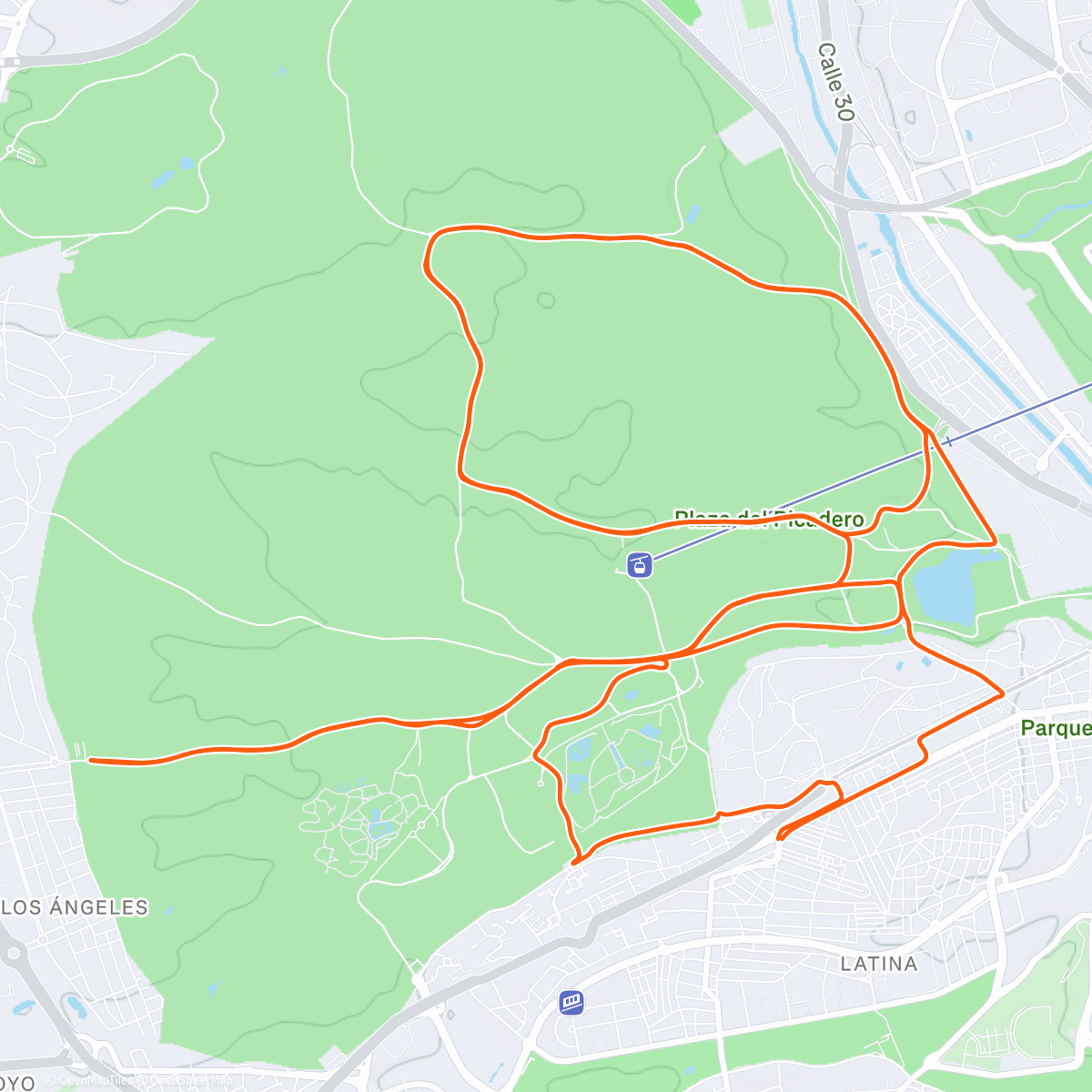 Map of the activity, Con la flaca tras la lluvia