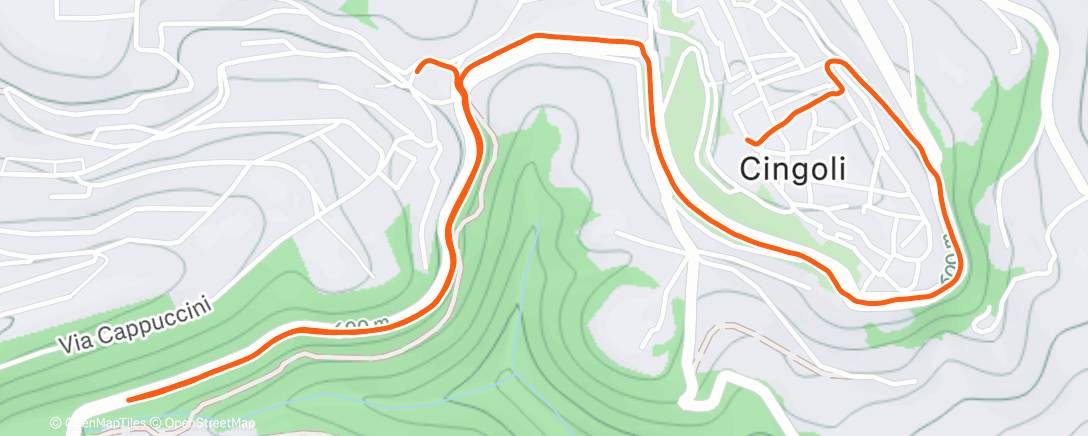 Map of the activity, 20’ ris+allunghi