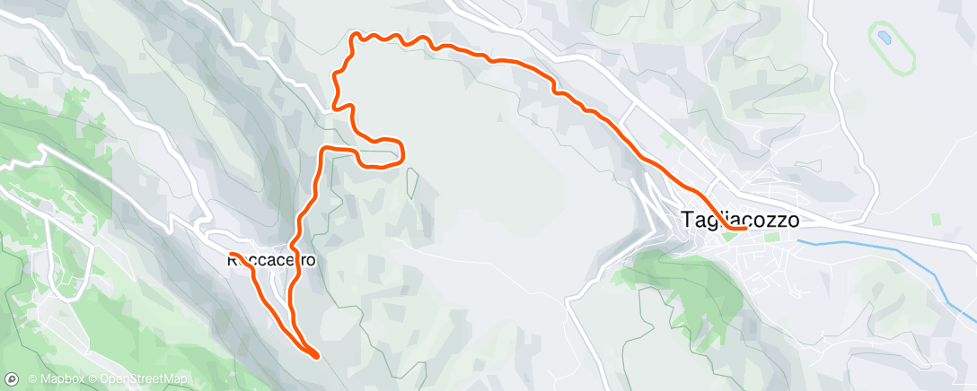 Map of the activity, Afternoon Ride