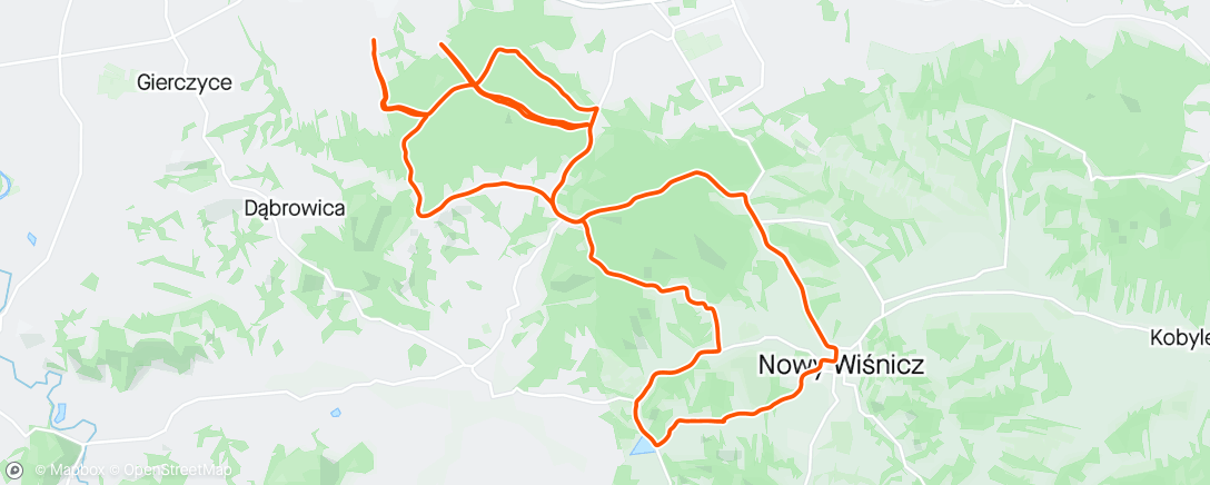 Map of the activity, Mtb  Ride