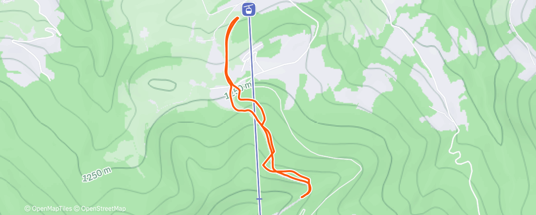 Map of the activity, Schladming Piste skitour