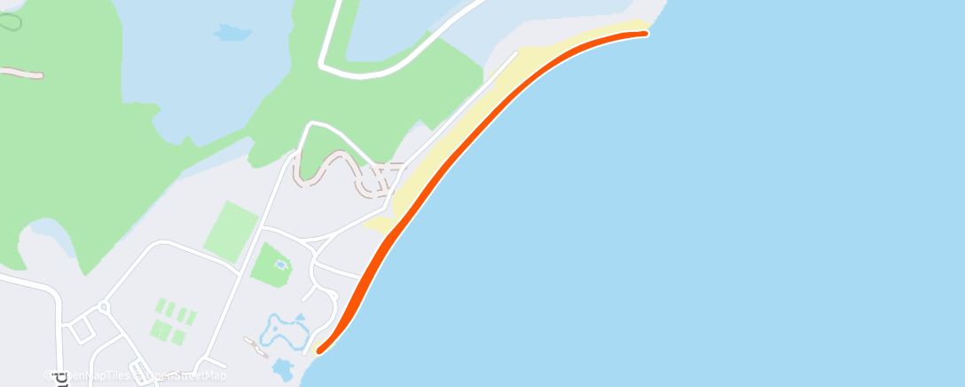 Карта физической активности (Morning Trail Run)