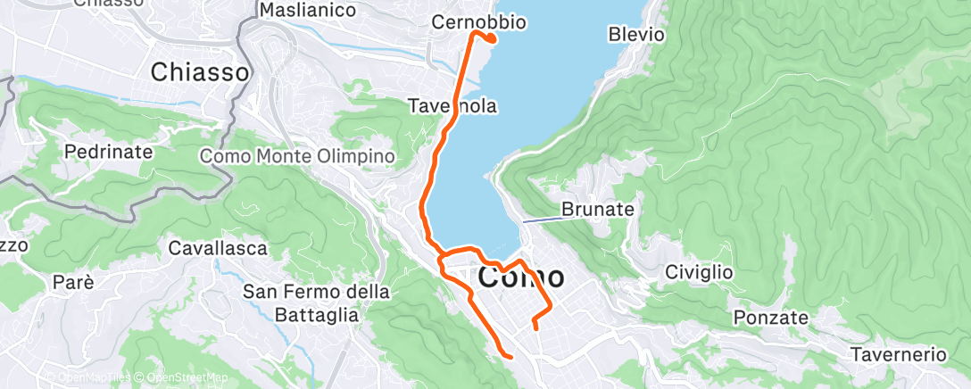 Карта физической активности (Tour run with Gusthavo and Kat)