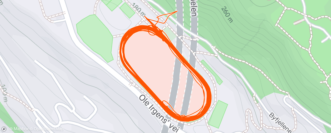 Map of the activity, 8k building