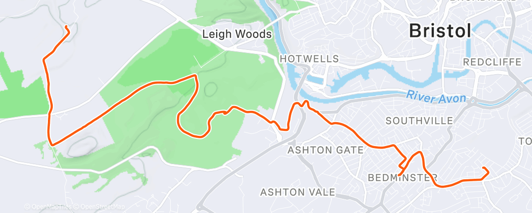 Map of the activity, Morning Ride
