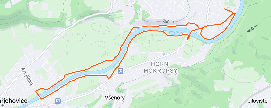 Map of the activity, Klus