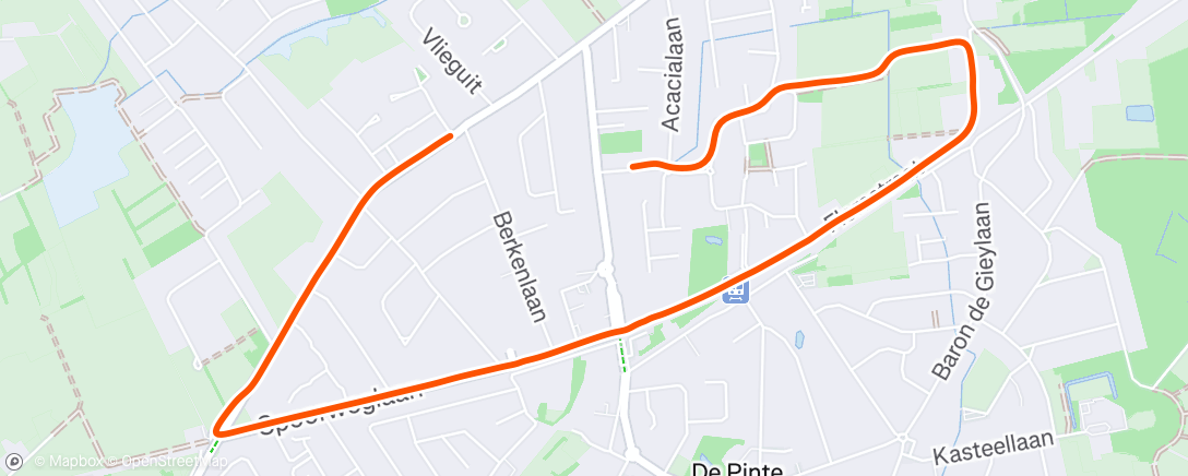 Map of the activity, Runna 2