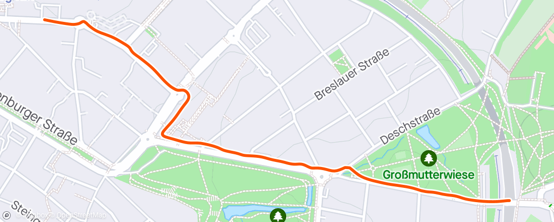 Map of the activity, Walk to train station 🚉