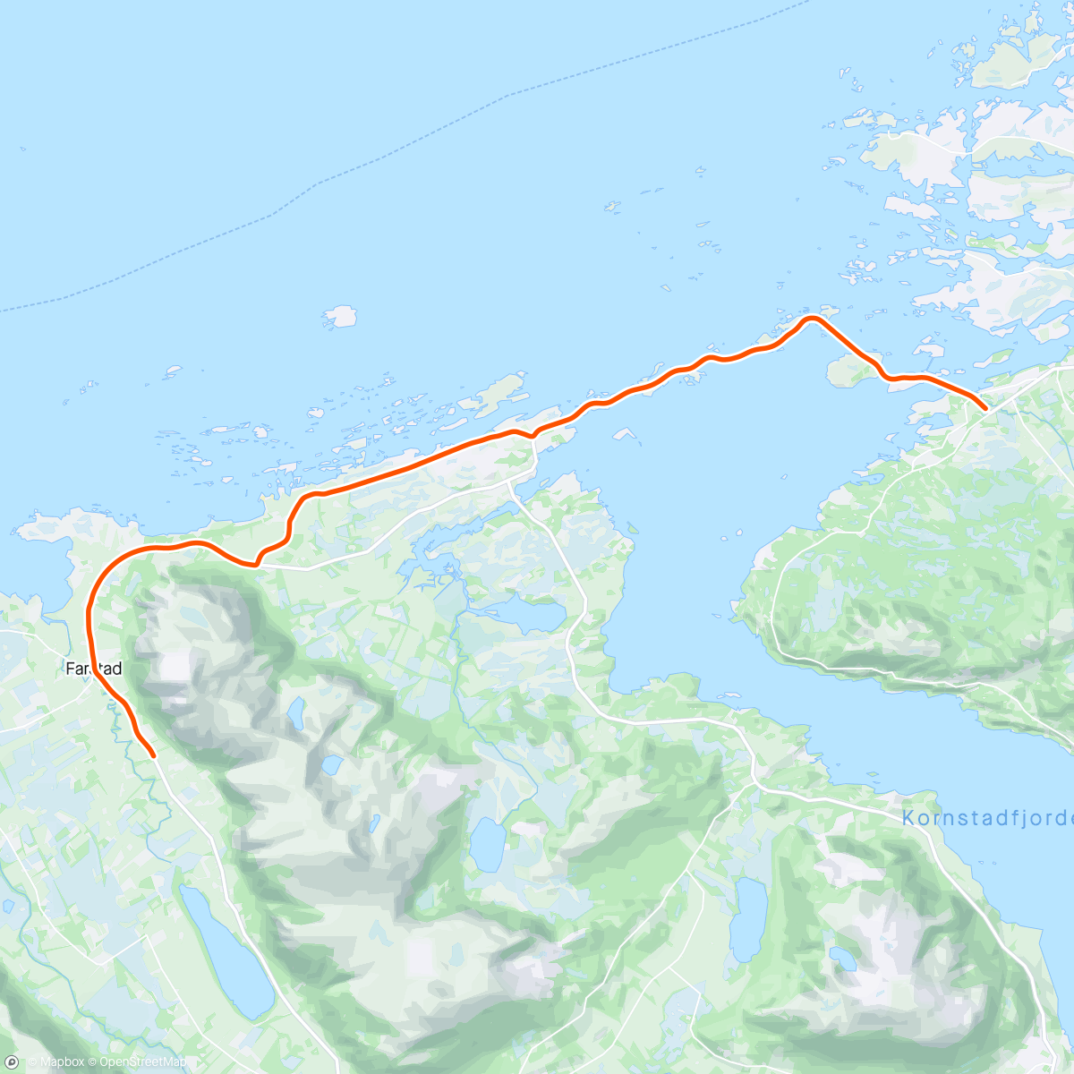 Map of the activity, ROUVY - Atlantic Road | Norway