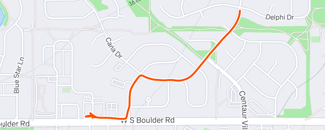 Map of the activity, walk back to Stan’s