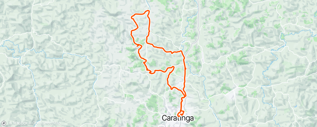 Карта физической активности (Pedalada de mountain bike na hora do almoço)