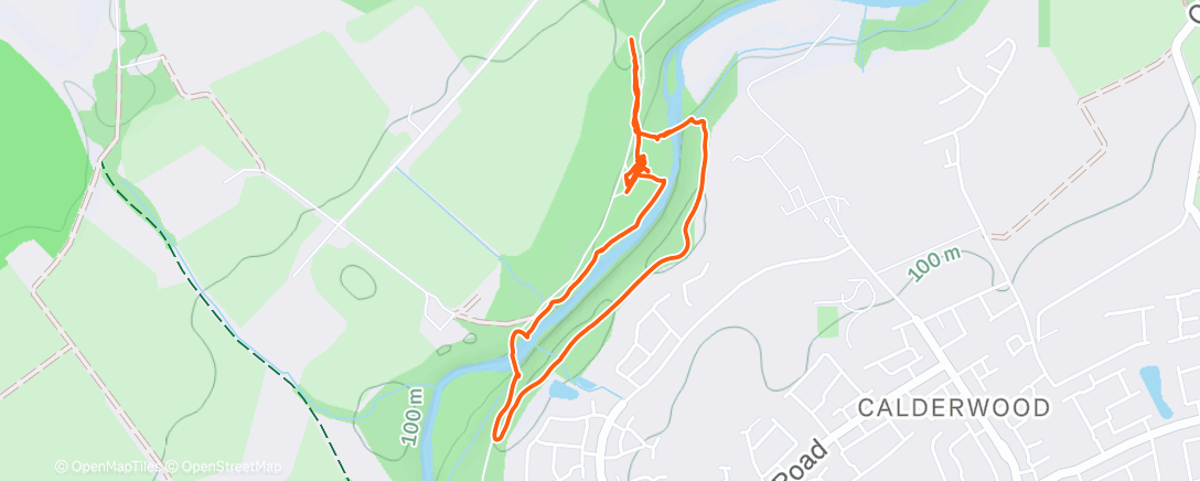 Map of the activity, Lunch Walk