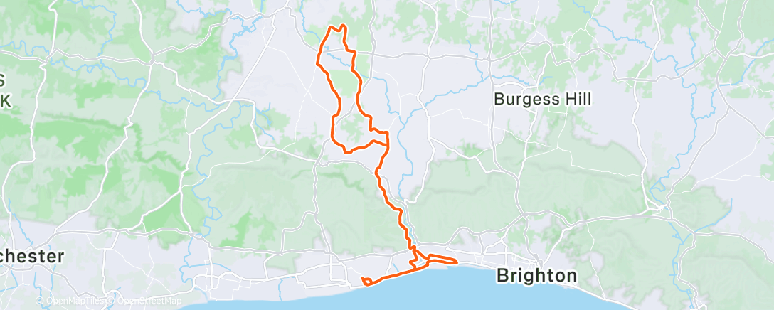 Map of the activity, HMCC: Homies Make Cycling Class