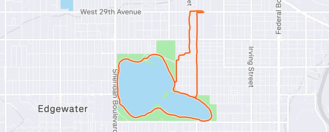 Map of the activity, sloaney