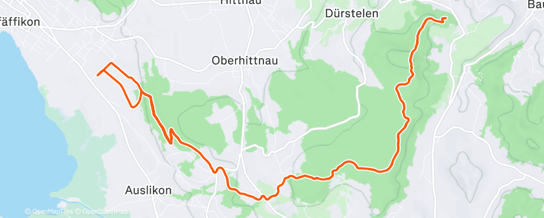 Карта физической активности (Lunch Trail Run)