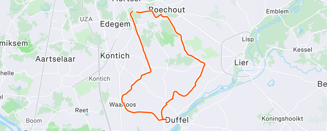 Map of the activity, Namiddagrit