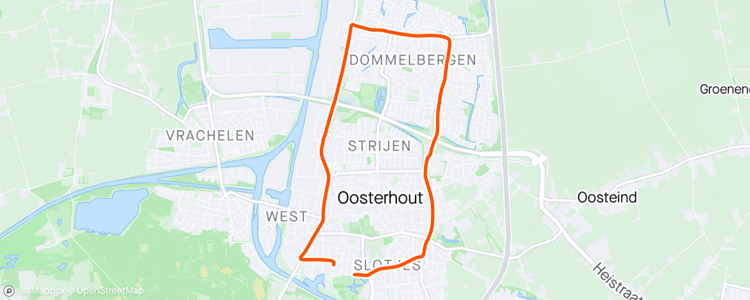 「Rondje O'hout Noord. Heerlijk 🌞」活動的地圖