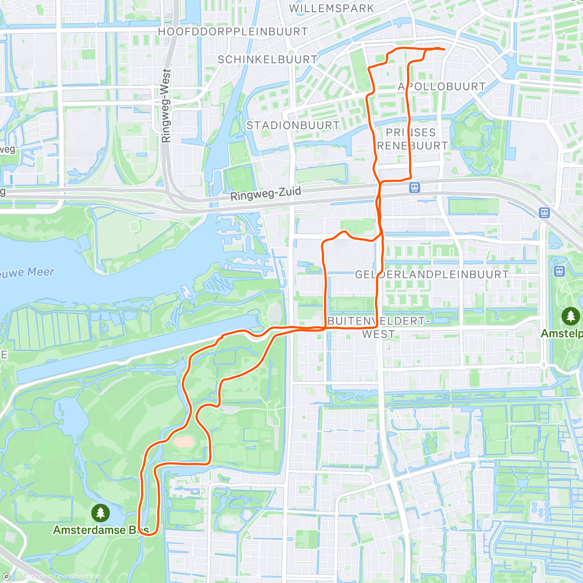 Map of the activity, To Bos