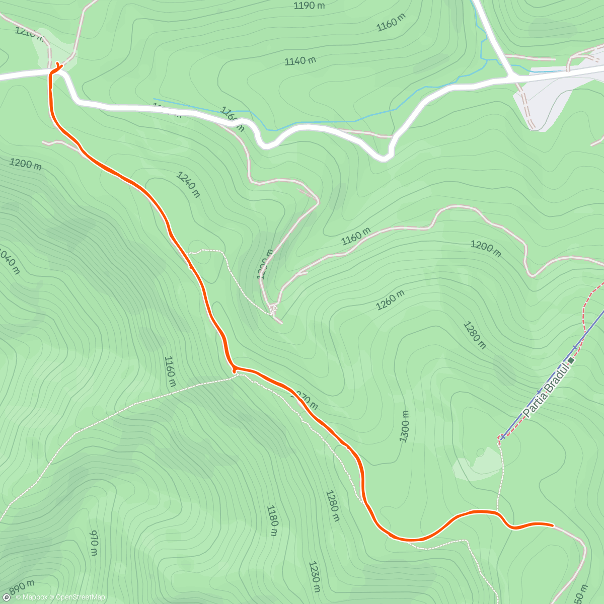 Mappa dell'attività Lunch Walk