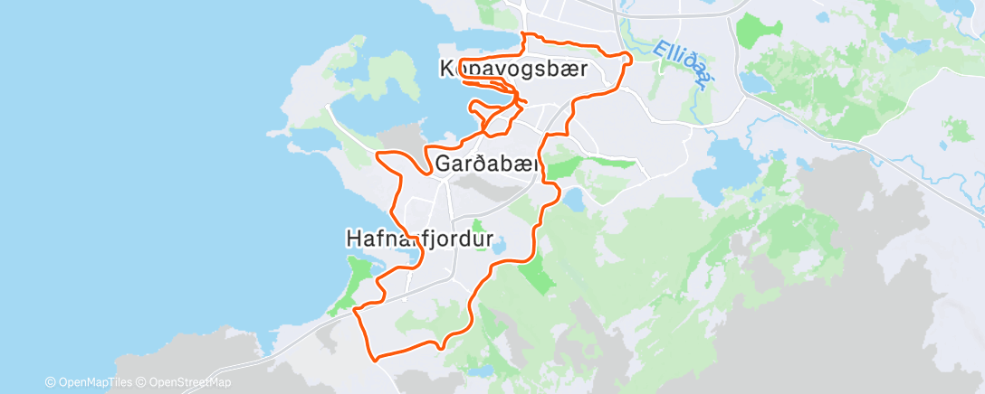 Карта физической активности (Blikar MHM)