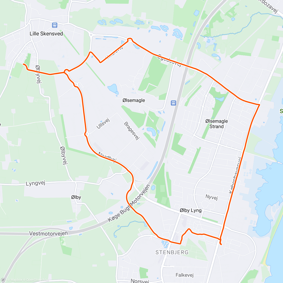 Map of the activity, Afternoon Ride ☀️