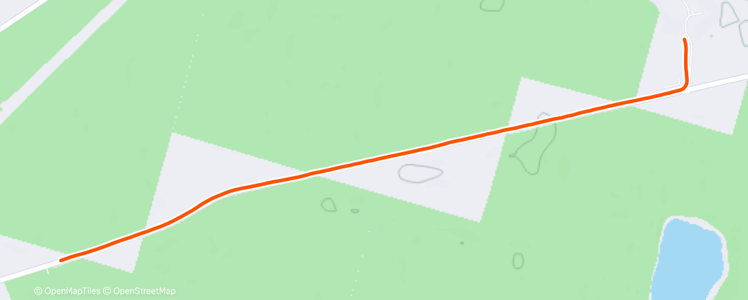 Map of the activity, Lunch Run